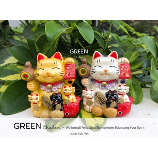 Mèo phong thuỷ may mắn Nhật Bản Maneki Neko độc đáo