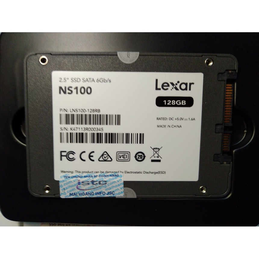 Ổ cứng SSD Lexar 2.5&quot; 128GB Sata III 6Gb/s NS100