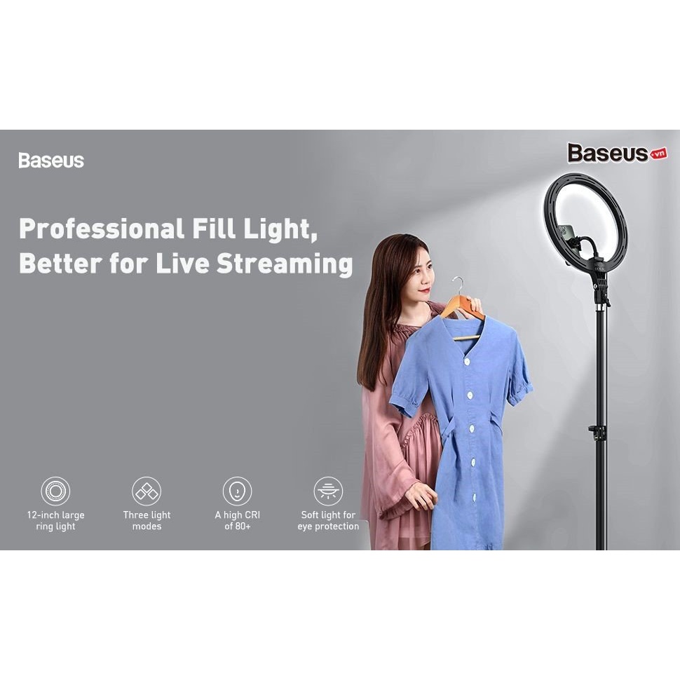 Đèn LIVESTREAM Baseus Live Stream Holder-Table Stand  - Hàng Chính Hãng