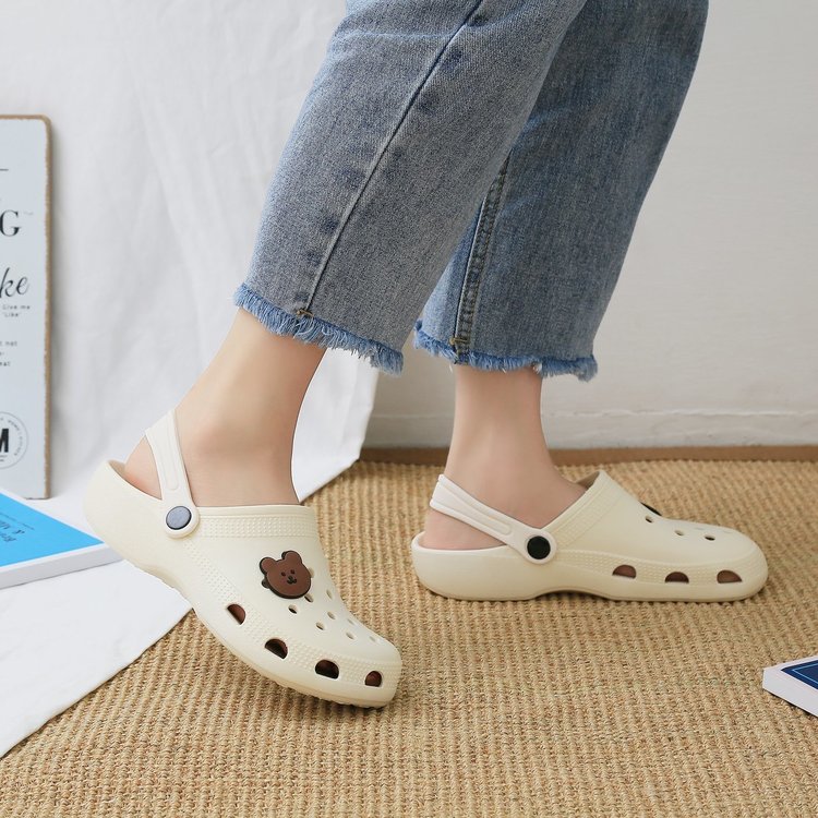 Dép crocs cao su chống nước size 36-41 thoải mái