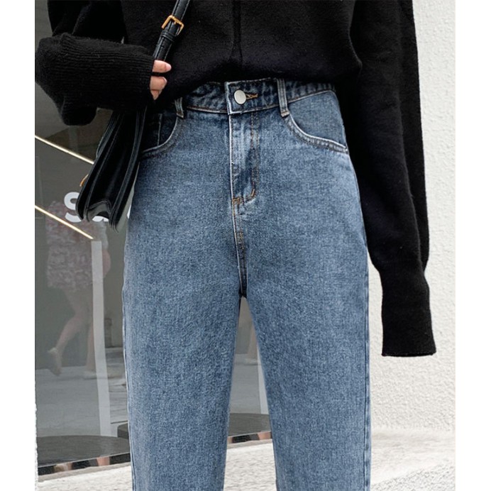 Quần Jean Baggy nữ cạp chun sau lưng thời trang cá tính - Hàng cao cấp | BigBuy360 - bigbuy360.vn