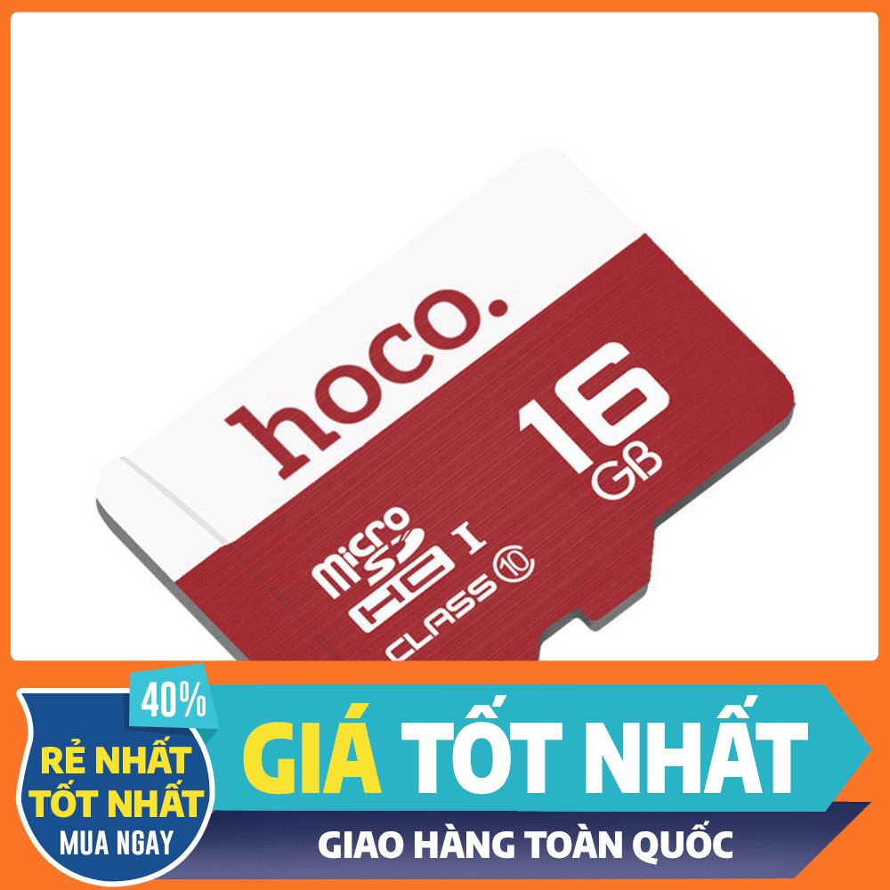(TOP BÁN CHẠY) Thẻ Nhớ Micro SD Hoco 16G 85MB/s Class 10 chính hãng