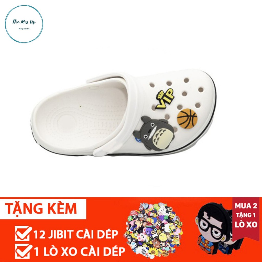 [Siêu Sale] [Siêu Hot Tặng 6 Sticker] Dép Cross Màu Trắng Toroco bít đầu💖FREESHIP💖dép cross bít đầu hotrend BAN03 | BigBuy360 - bigbuy360.vn