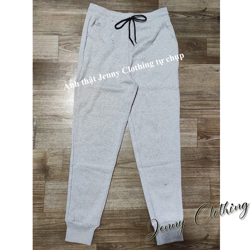 Quần Jogger nữ đen thể thao tập gym bo gấu cao cấp - Quần jogger nỉ dây rút nữ cạp cao dáng dài có túi vải len tăm dày