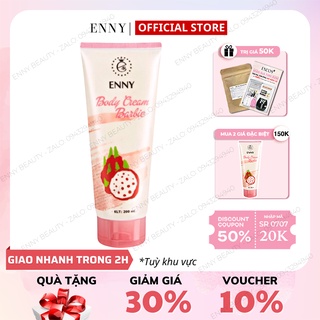 Kem Dưỡng Trắng Da Dưỡng Ẩm Chống Nắng BARBIE ENNY SPF 15+ PA+++ 200 Gram Tặng Bột Thảo Mộc