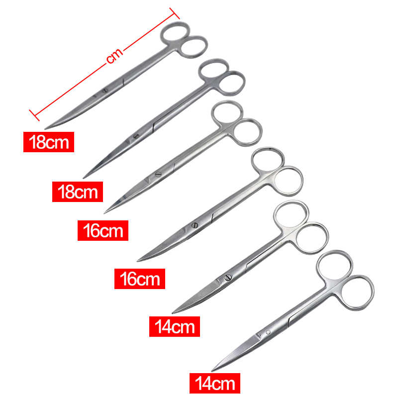 Kéo y tế thẳng cắt thuoc, cắt chỉ từ 10,12, 14, 16, 18cm sản xuất tại Pakistan