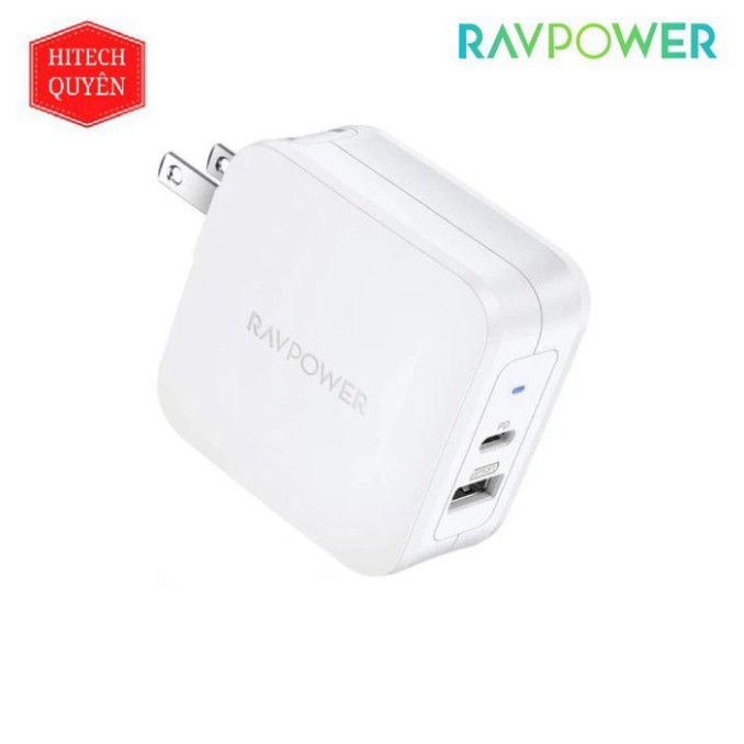 XẢ HÀNG TOÀN BỘ Củ Sạc Nhanh RAVPower PC105 2 cổng 61w XẢ HÀNG TOÀN BỘ