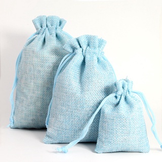 Combo Túi vải bố có dây rút giá sỉ 7x9cm dùng đựng trà, cà phê, quà tặng