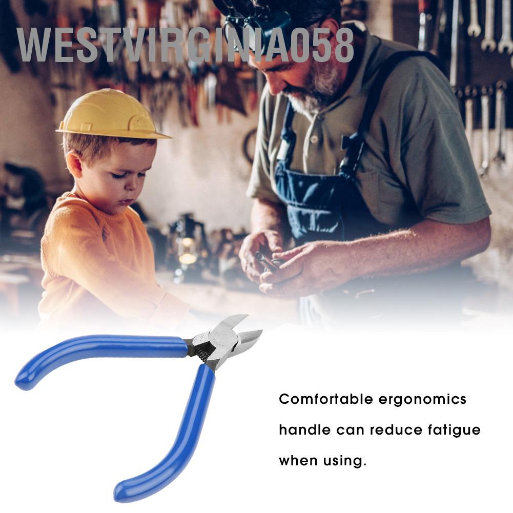 Westvirginia058 5in Electronic Diagonal Pliers Cable Side Cutting Nippers Wire Cutter Tool  TU-17