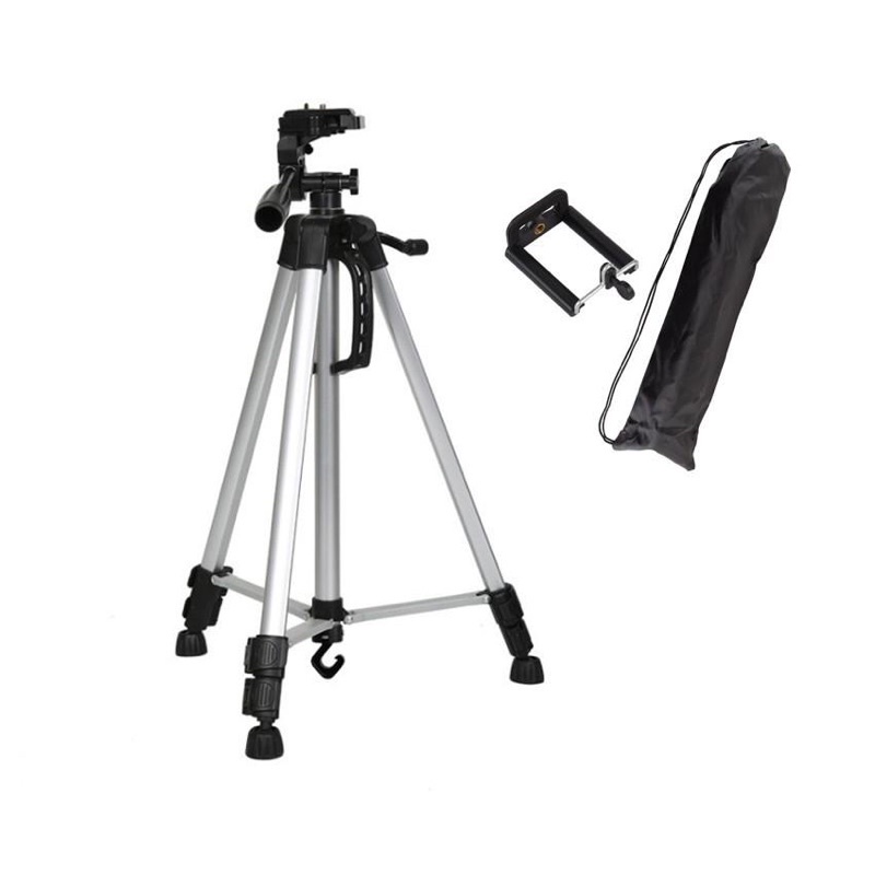 Gậy Tripod 3 Chân 3366 Cho Máy Ảnh, Điện Thoại Chiều Cao Tối Đa 1m50