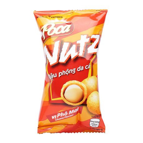 Snack đậu phộng da cá Nutz Poca vị nước cốt dừa