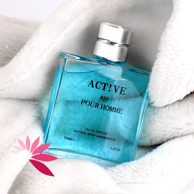 Nước hoa nam Active Man Pour Homme lưu hương lâu, hàng chính hãng chất lượng cao 100ml tặng quà 60k - NH01