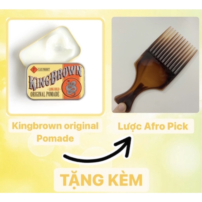 [CHÍNH HÃNG] Sáp vuốt tóc King Brown Original Pomade 71g