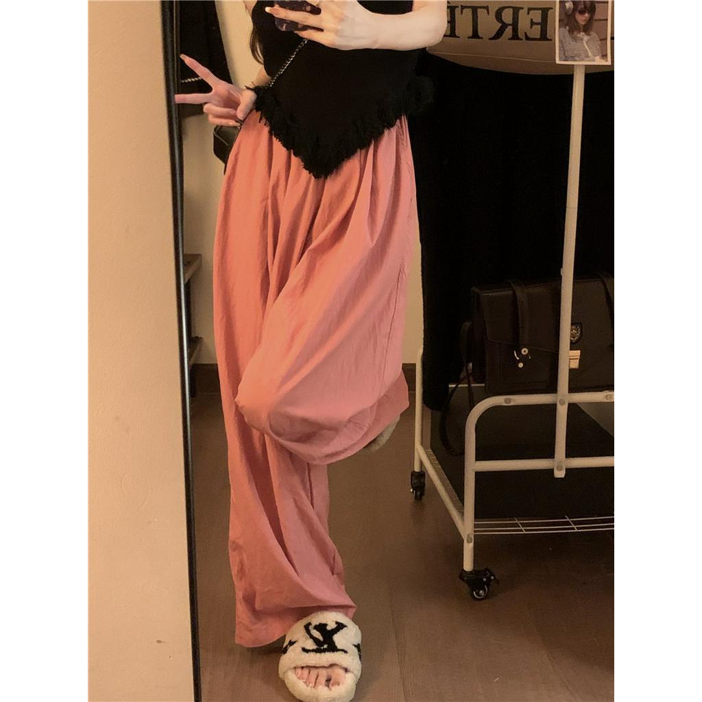 Áo Dây Dệt Kim Mỏng Dáng Rộng Cổ Yếm Phối Tua Rua Thời Trang Sành Điệu 63359