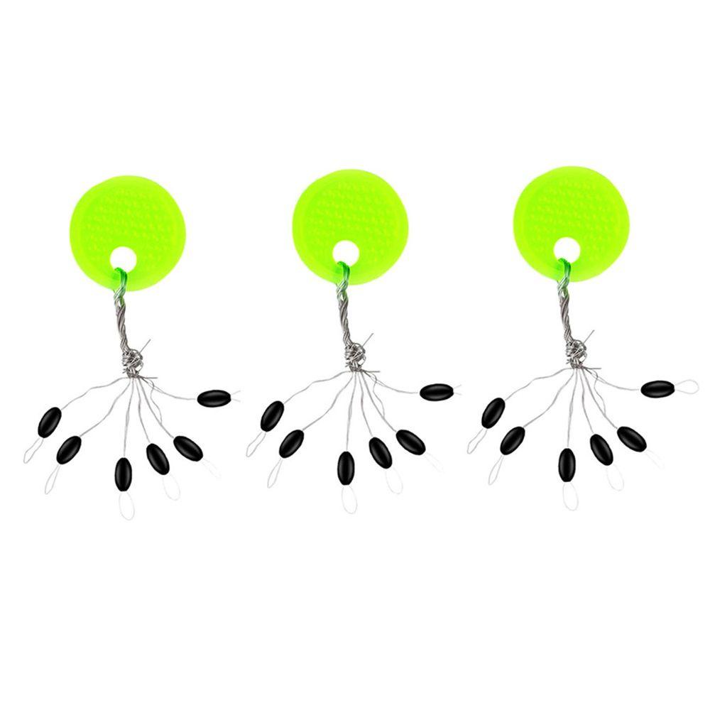 Bộ 100 Phao Câu Cá Bằng Cao Su Hình Oval Chuyên Dụng