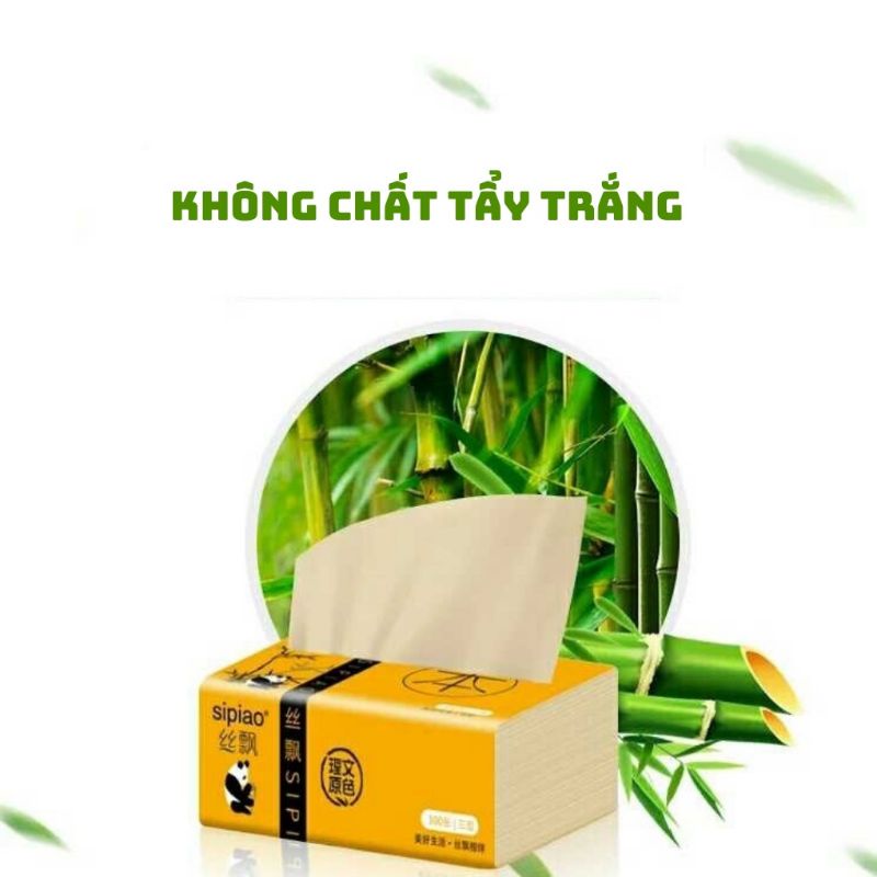 01 Gói Giấy Gấu Trúc Siêu Dai-Vỏ Nhám-3 Lớp An Toàn, Sử Dụng Đa Năng