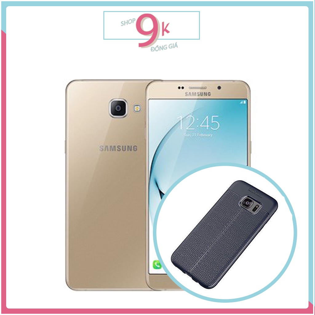 Ốp AUTOFOCUS giả da dẻo đen cho SAMSUNG A9 PRO