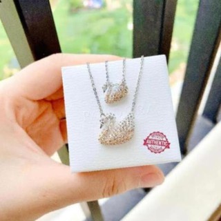[ma20s] [Chính Hãng] Dây Chuyền Nữ Swarovski Iconic Swan Pendant, Multi-Colored, Rhodium Plated, SALE OFF