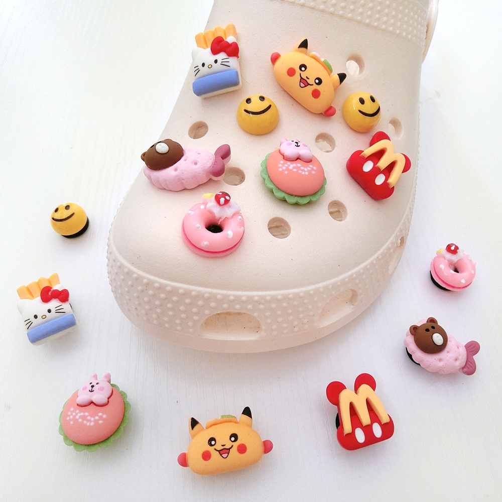 Giày Crocs Jibbitz Họa Tiết Hoạt Hình Dễ Thương