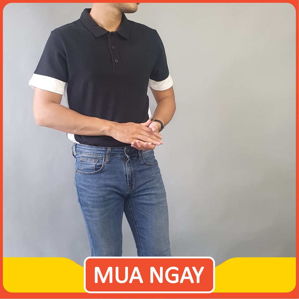 Áo Thun Nam Tay Ngắn | Áo Phông Nam Tay Lỡ Cổ Đứng Thời Trang Cao Cấp A02-04 HaiLuomShop