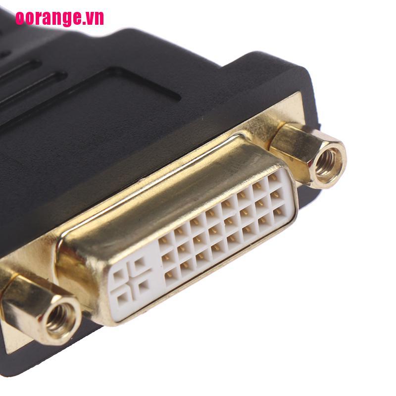 Đầu Chuyển Đổi Dvi-D Dual Link (24 + 5 Pin) Female Sang Hdmi Male Cho Lcd Hdtv