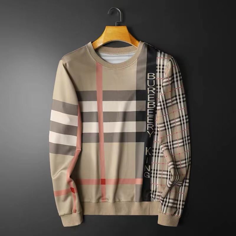 ! Burberry! Áo Nỉ Dáng Rộng Thiết Kế Mới Năng Động Thời Trang Dành Cho Cả Nam Và Nữ