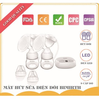 Máy hút sữa điện đôi bimirth s1118d 2020 cao cấp