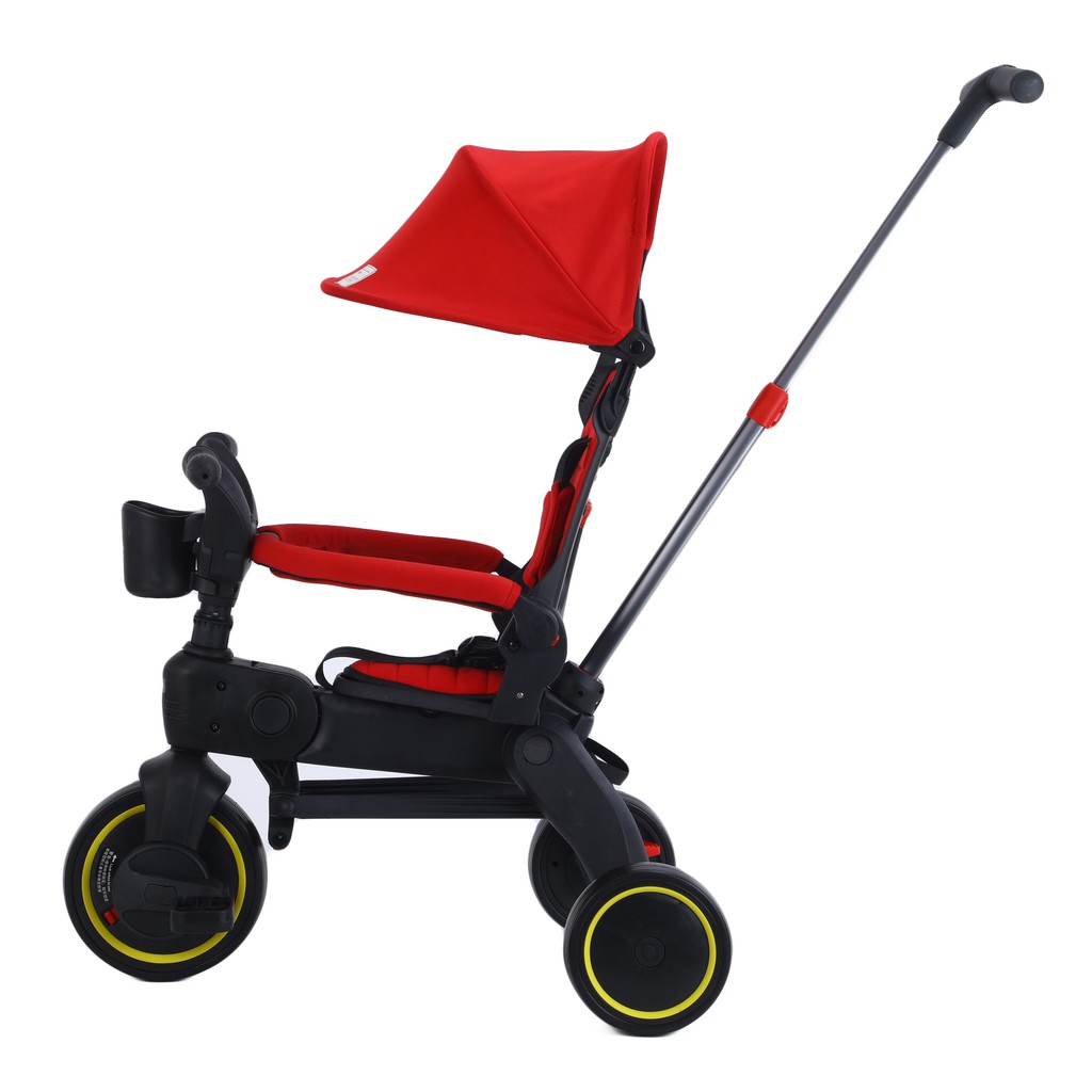 PHIÊN BẢN 2021 Xe đẩy 3 bánh cho bé 3in1 kiêm xe chòi chân, ngả lưng 3 cấp độ siêu gấp gọn, dành cho bé từ 1 - 5 tuổi