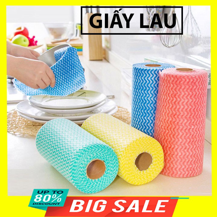 Giấy lau bát đĩa lau tay đa năng bằng vải không dệt