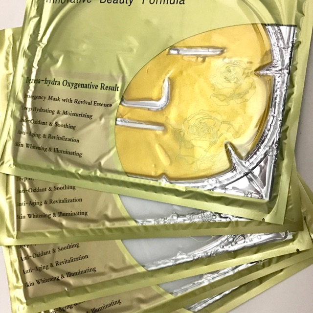 Combo 26 miếng mặt nạ collgen ( vàng, trắng, đen, đỏ )   cấp ẩm cho da ,chống lão hóa ,giúp làn da trắng sáng