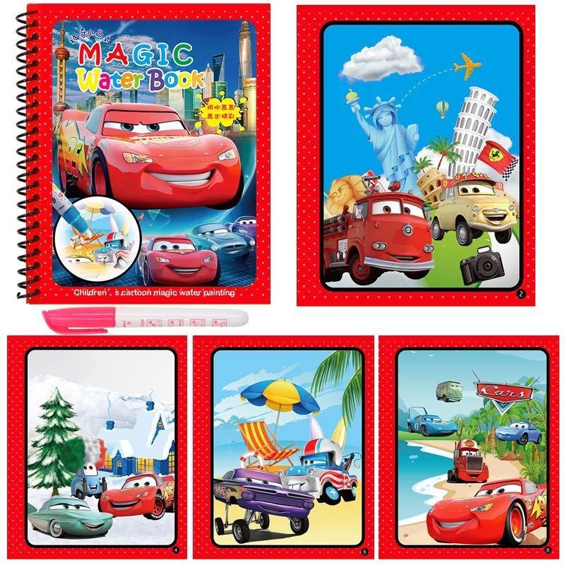 Tranh tô màu nước ma thuật_tranh mà thuật tái sử dụng