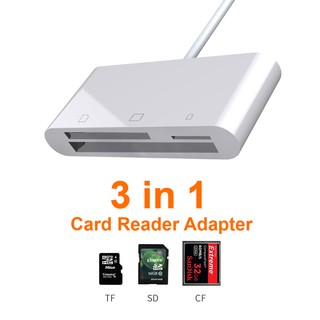 Đầu đọc thẻ nhớ SD cho iPhone XS / X / 8 Plus / 8 / 7