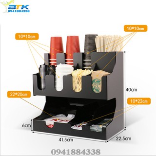 Kệ Úp Ly 11 Ngăn 2 Tầng