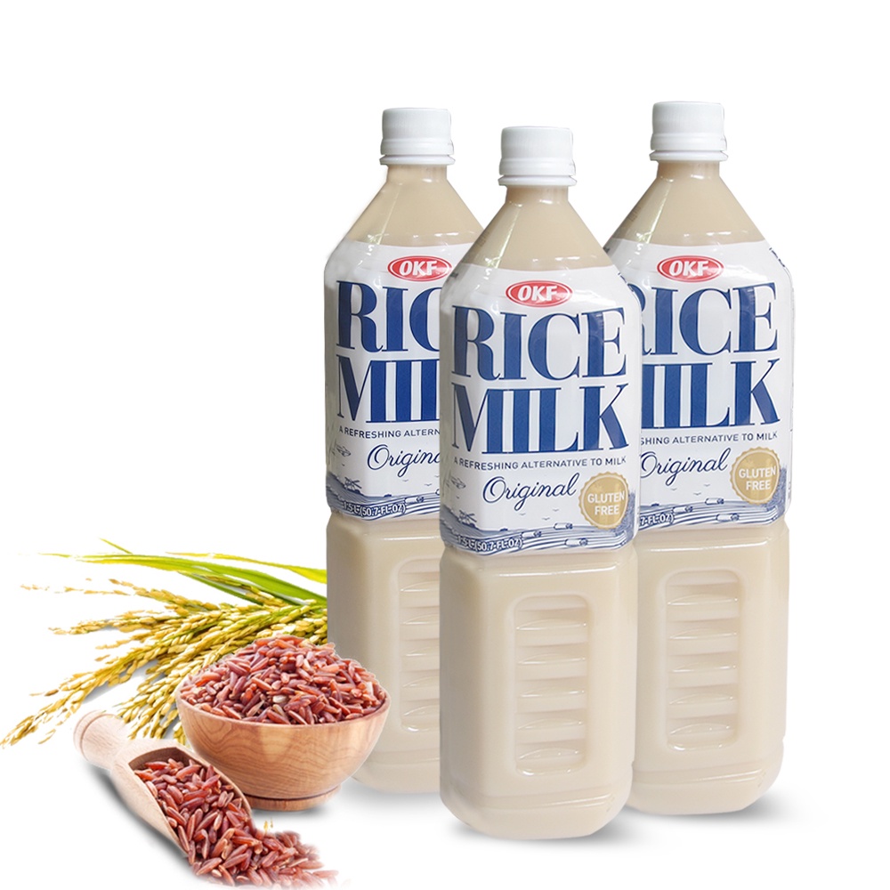 Sữa Gạo -Nước Gạo Hàn Quốc HIỆU OKF- 1.5l - SỮA GẠO KHÔNG ĐƯỜNG