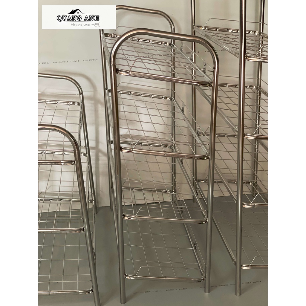 Kệ giày dép inox 4 tầng