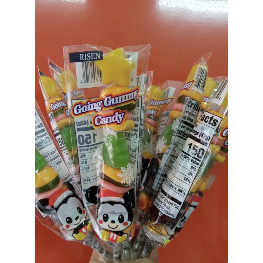 1 Que Kẹo Dẻo Risen Xiên Que Gummy Going Candy