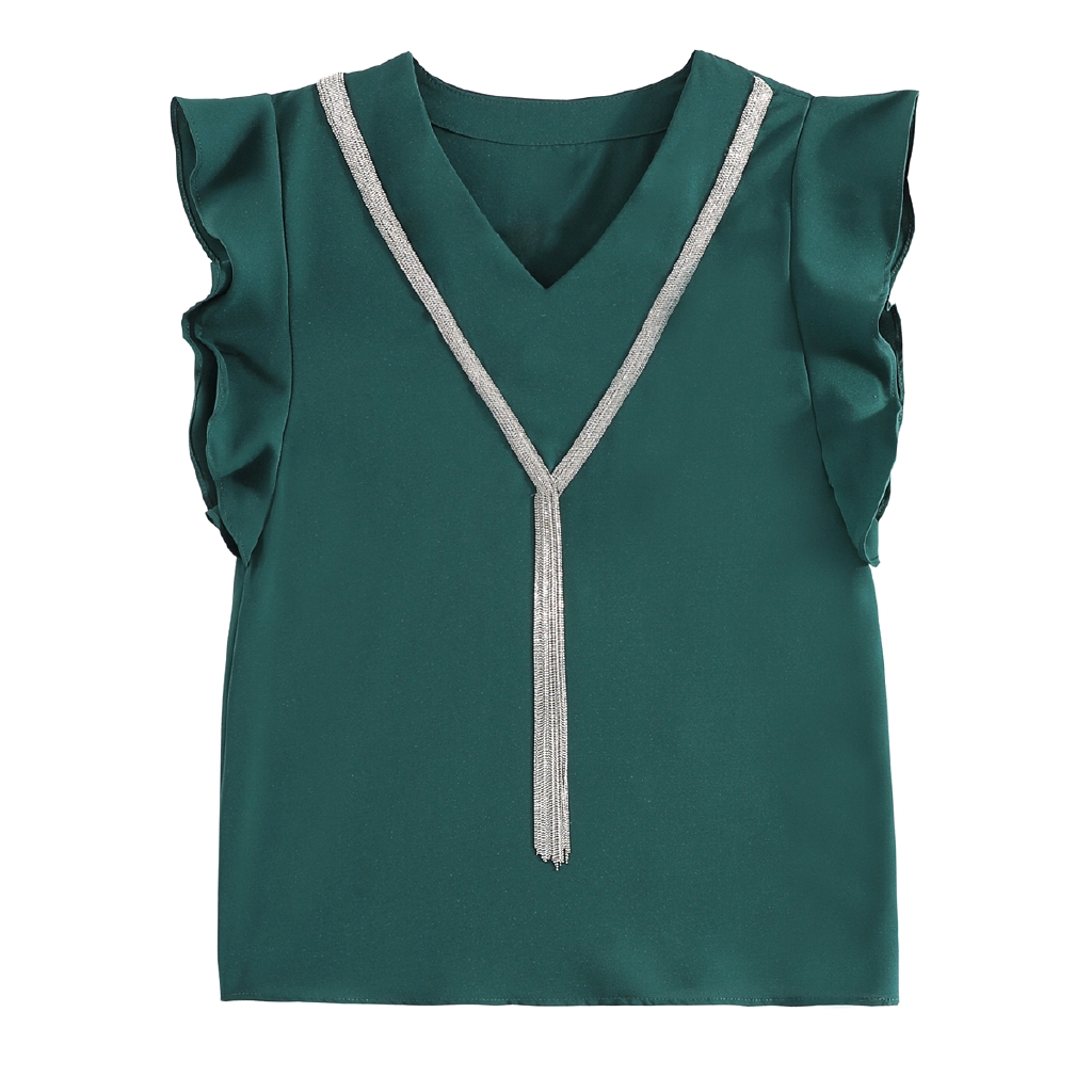 Áo Chiffon Công Sở Không Tay Phong Cách Hàn Quốc Cho Nữ | BigBuy360 - bigbuy360.vn