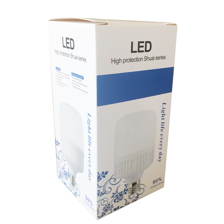 Bóng đèn LED hình trụ siêu sáng siêu tiết kiệm điện siêu bền chất liệu nhựa chống cháy chịu nhiệt cao cấp