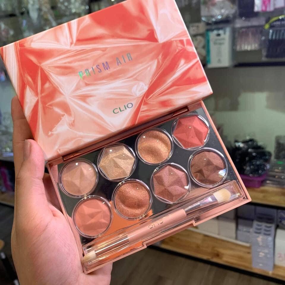 Bảng phấn mắt Clio Prism Air Eye Palette phấn nhũ và lì mịn, bám màu tốt - CSTOREVN