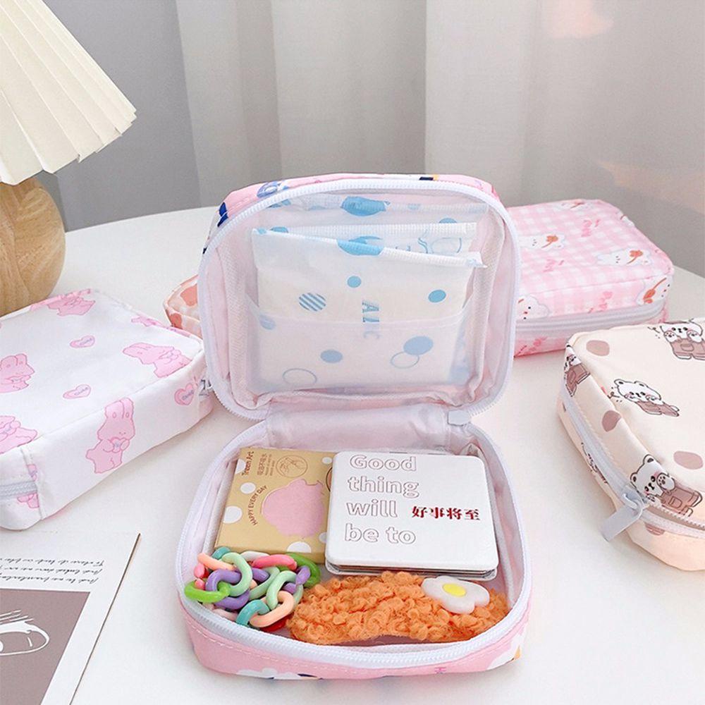 Túi Đựng Tai Nghe / Tiền Xu / Khăn Ăn Tampon Mini Nhỏ Gọn Chống Nước