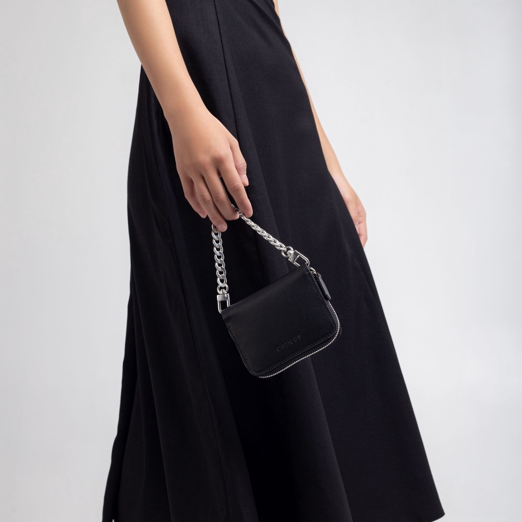 Ví da nữ cầm tay đeo chéo Chin Up - Kiera Wallet - Da bò cao cấp