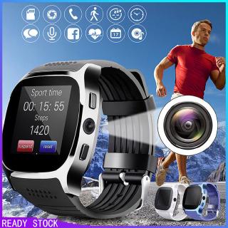 PG【COD】Bluetooth Smart Watch Phone Mate SIM FM Pedometer for Android IOS iPhone Samsung