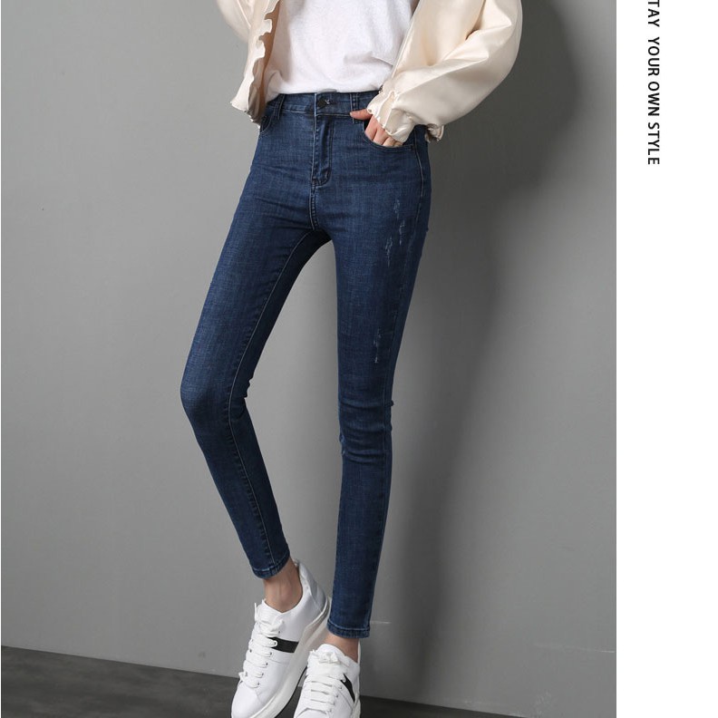 [Mã FAMAYWA giảm 10K đơn 50K] Quần jean nữ cao cấp VNXK cào nhẹ lai thường FREESHIP | BigBuy360 - bigbuy360.vn