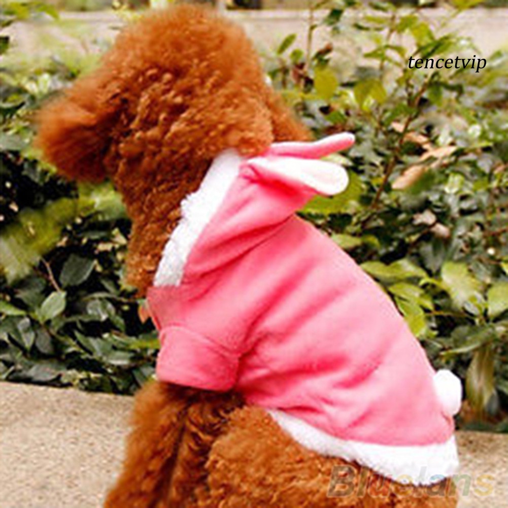 Áo hoodie hình thỏ xinh xắn thời trang dành cho thú cưng