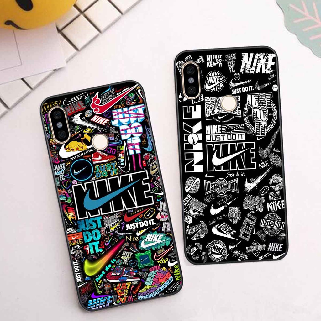Ốp Xiaomi Mi A2 in hình thương hiệu L.V, N.I.K.E cá tính, đẳng cấp
