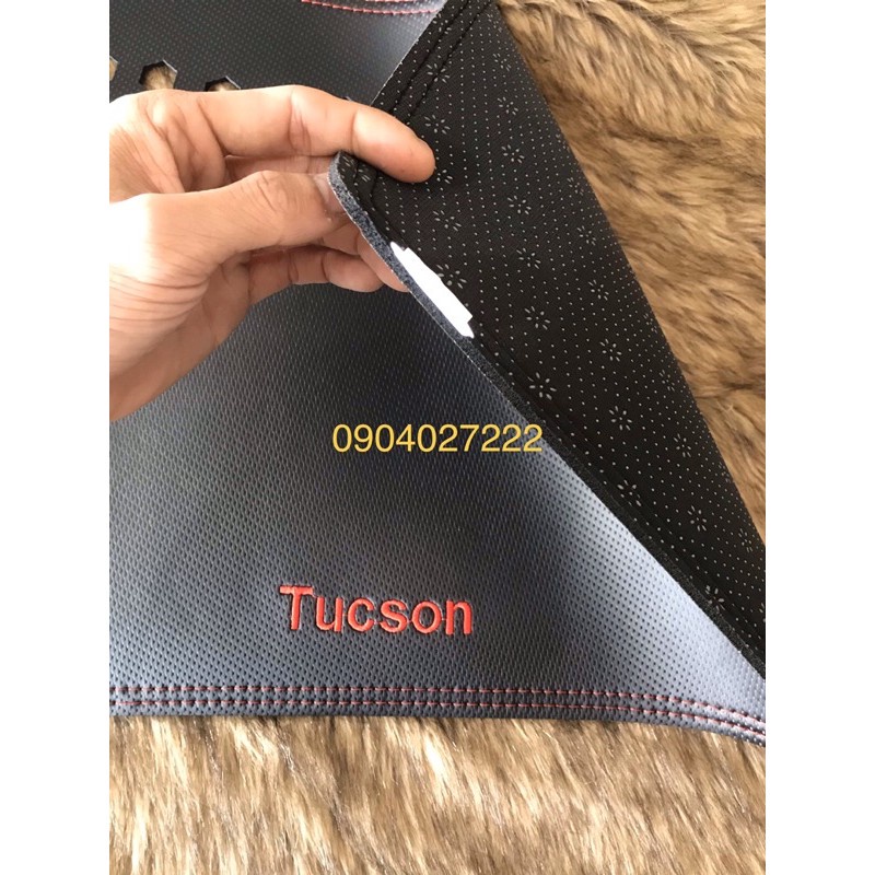 Thảm taplo Tucson 2019 - 2021 ( Da carbon cao cấp)