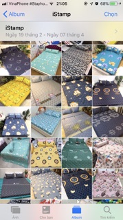 Sét ga chun / 2 vỏ gối nằm Cotton Poly