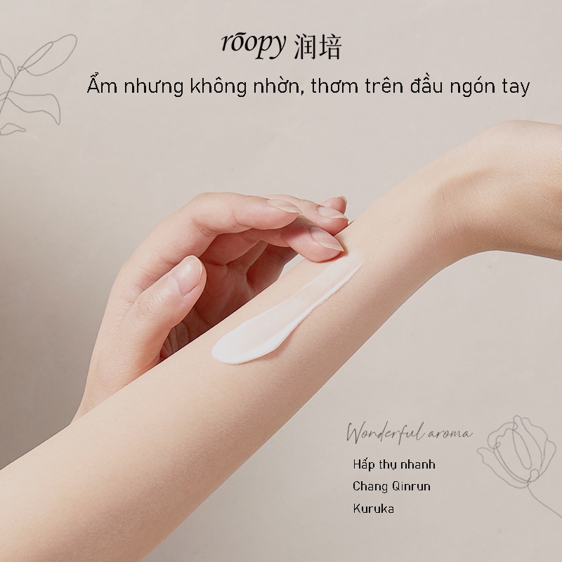 Roopy Kem Dưỡng Ẩm Làm Trắng Da Tay Không Nhờn 75ml