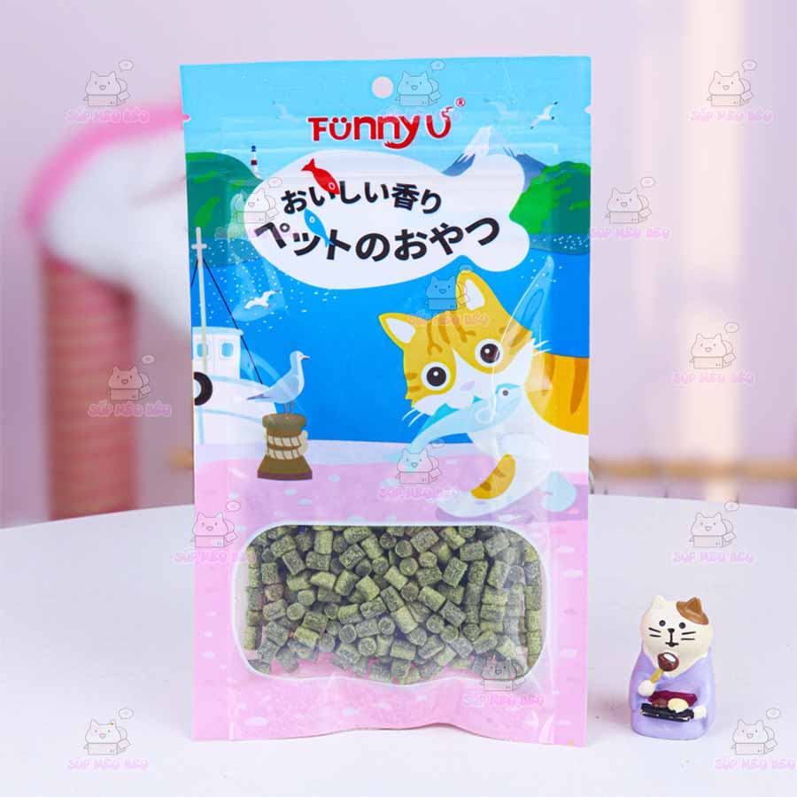 Bánh Catnip Funnyu vị Bò,Mực,Gà gói 100gr cho Mèo