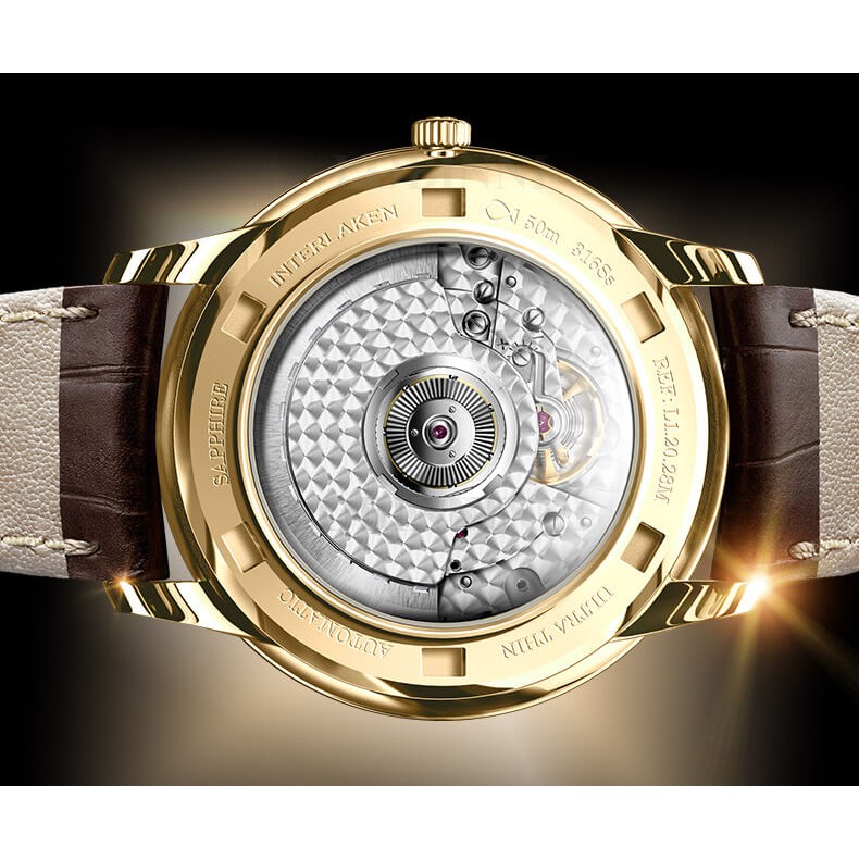 Đồng hồ nam chính hãng LOBINNI L12028-1 hàng mới,Kính sapphire ,chống xước,Chống nước 50m,BH 24 tháng,Máy cơ (Automatic)